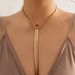 Jewelry Metal Style Texture Knot Snake Bone Chain Fashionable And Personalized Long Collar Necklace_ipsvogv.com