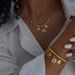 Retro Medieval Style Tassel Necklace For Women Titanium Steel Electroplating Non Fading Personality Bracelet Ethnic Style Set_ipsvogv.com
