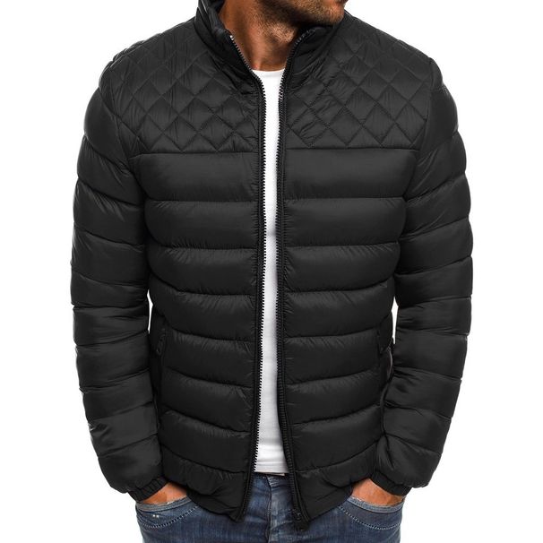 Men's Clothing new lightweight padded coat men's short youth plus size casual winter stand-up collar padded coat men_ipsvogv.com