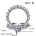 New Accessories Fashion High Grade Diamond Full Zircon Pair Ring Design Copper Women's Engagement Wedding Set_ipsvogv.com