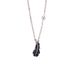 Black Feather Necklace For Women Lightweight Small Size Element Anti Crystal Clavicle Necklace_ipsvogv.com