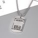 Men's Hip Hop Necklace Fashion Men's Korean Version Personalized Fashion English Brand OP Pendant Men's Pendant Street_ipsvogv.com