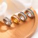 Gear Rotating Diamond Ring Fashionable All Match Rotating Color Diamond Ring_ipsvogv.com