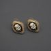 Women's Earrings single retro vintage medieval exaggerated style Cameo palace baroque western antique earrings_ipsvogv.com