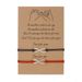 Infinite Eight Character Wax Thread Hand Woven Couple Friendship Card Bracelet Hand Rope_ipsvogv.com