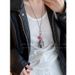 Xiaoyu Style Multi-Element Pool Ball Dice Pendant Necklace For Women Trendy Long Marland Sweater Chain_ipsvogv.com