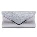 Sparkling Party Aluminum Mesh Accessories Set 70S Retro Disco Style Silver Plated Sequin Accessories_ipsvogv.com