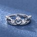 Korean Version Of Fashionable And Minimalist Fairy Heart-shaped Open Female Zircon Wedd R, Creative Index Fer_ipsvogv.com