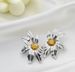 Gold-Plated Copper Luxury High-End Color-Block Flower Stud For Women S Silver Needle Exaggerated Personality Ins Style_ipsvogv.com