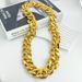 Fashionable Gold Necklace, Thickened And Bolded, Performing In Nightclubs, Dancing, Disco, Wealthy, Exaggerated, Hip-hop_ipsvogv.com