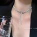 Bow Zircon Tassel Long For Women, Light Luxury, Niche Design, Necklace Temperament, Versatile Choker Accessories_ipsvogv.com