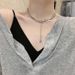 Instagram Personalized Versatile Letter B Stainless Steel Necklace Net Red Cold And Simple Short Style Collar Chain For_ipsvogv.com