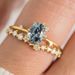 Sanjieins New Internet Celebrity Fashion Gold Plated Jewelry Couple's Set With Green Zircon Ring_ipsvogv.com