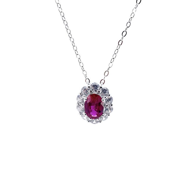 Retro light luxury cultivated emerald necklace S925 silver inlaid cultivated colored gem clavicle chain_ipsvogv.com