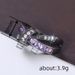 Cao Shi's Sweet Cool Girl Must Have Ring For Women, Black Purple, Small And Unique Personalized Jewelry, Double Layer_ipsvogv.com