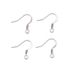 304 Stainless Spring Flattened Hook Titanium Steel Flat DIY Jewelry Accessories Ear Studs Earrings_ipsvogv.com