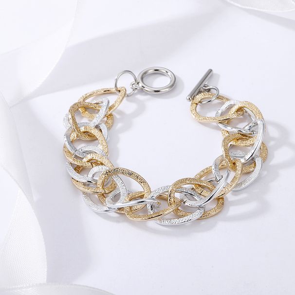 Retro Multi-layer Mixed Color Hollow Bracelet_ipsvogv.com