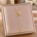 Titanium Steel Geometric Irregular Tassel Necklace For Women, Light Luxury, Niche Design, Sweater, Collarbone Chain,_ipsvogv.com