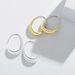 Women's Jewelry Double Color Water Drop Shape Girls Exquisite Earrings Small Fresh Cool Feeling_ipsvogv.com