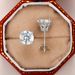 Cao Shi's Classic Earrings Series Creative Crown Flower Zircon Earrings for Women's Simple and Fashionable Small Earrings_ipsvogv.com
