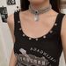 Gothic Punk Style Cross Pearl Tassel Necklace Female Niche Dark Heavy Clavicle Chain Jewelry_ipsvogv.com