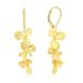 French retro leaf earrings s925 silver plated with gold earrings earrings for women foreign trade cross border hot silver jewelry_ipsvogv.com