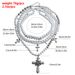 Vintage Baroque Temperament Chocker Collarbone Chain High Fashion Cross Pearl Stacked Wearing Multi-layer Necklace Female_ipsvogv.com