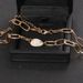 New Bohemian Minimalist Natural Seashell Necklace With Handmade Beaded Adjustable Neckband Bracelet_ipsvogv.com