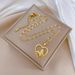 【 】 Butterfly Thread Sky Love Light Luxury Temperament Gorgeous Full Diamond Necklace Women's Versatile Clavicle_ipsvogv.com