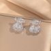 Hot-selling line sense bear pendant earrings fashion luxury copper plated catties color-preserving _ipsvogv.com