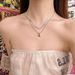 Simple Square Pendant Necklace For Women, Niche, Light Luxury, Cold Style, Hip Hop, High End Double Layer Clavicle Chain, Necklace Accessories_ipsvogv.com