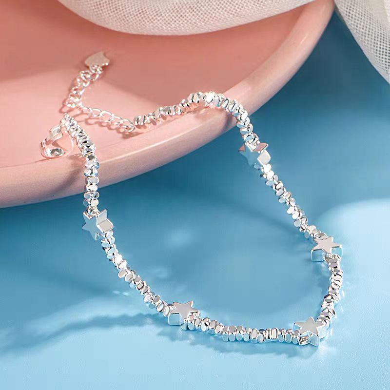 Fashion Trend Broken Silver Star Bracelet Women 2024 New Collection, Light Luxury, Niche, Exquisite, High End, Handmade_ipsvogv.com