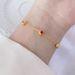 2023 New Niche Design Light Luxury Colorful Titanium Steel For Women's Exquisite Fine Chain Bracelet_ipsvogv.com