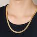 Non Fading High-quality Men's Jewelry 5MM Full Body Popular Vacuum Gold-plated Necklace_ipsvogv.com