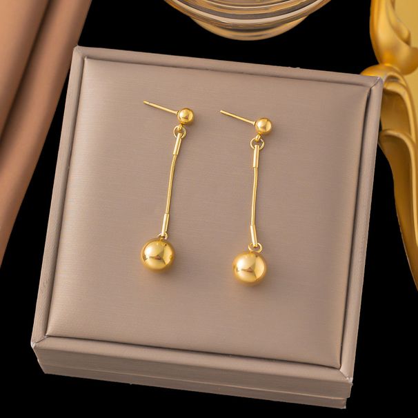 Beaded Gold For Women, Versatile And Advanced, Colorless Titanium Necklace, Stainless Steel Necklace_ipsvogv.com