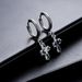Cross Hao Shi Titanium Steel Earrings For Men, Trendy And Non Fading, Silver Needles, High Grade Accessories, Women's_ipsvogv.com