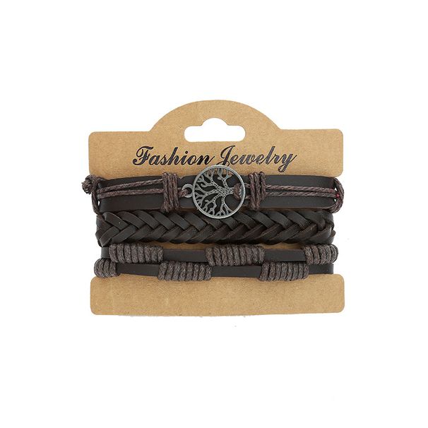 Tree Of Life Multi-layer Set DIY Creative Personality Punk Woven Bracelet_ipsvogv.com