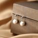 Simple S999 Sterling Silver Pearl Exquisite Earrings_ipsvogv.com