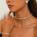 Pinduoduo Full Diamond Necklace Earrings Bracelet Ring High-end Fashion Set Jewelry New Hot Sale_ipsvogv.com