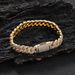 Men's Jewelry Hip Hop 10mm Double Row Zircon Bracelet Trendy Personality Bubble Cuban Chain Men's Bracelet_ipsvogv.com