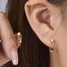 Cao Shi's Water Drop Zircon Design For Women's Daily Matching Earrings Buckles, Suit Accessories, Fashion_ipsvogv.com