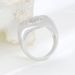 Personality Sweet Heart Shaped Aperture Zircon Ring High Grade Micro Inlaid Zircon Peach Heart Engagement Party Female Ring_ipsvogv.com