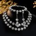 Necklace Alloy Jewelry Banquet Dress Chain Set, Fashionable And Versatile Bridal Accessories_ipsvogv.com