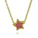 Five Pointed Star Spacer Bead Pendant Colorful Micro Inlaid Zircon Jewelry Accessories Niche Star Necklace Clavicle Chain_ipsvogv.com