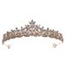 Women's Jewelry Elegant Leaf Crown Headband With Rhinestones For Wedding Bridal Party Prom Formal Occasions Dress Accessories_ipsvogv.com