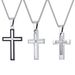 Men's Jewelry Cross Pendant Necklace Steel Fashion Accessories_ipsvogv.com