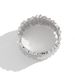 Exaggerated Metal Wide Face Spring Bracelet Punk Style Texture Vertical Stripe Bracelet For Women_ipsvogv.com
