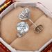 Cao Shi's Classic Earrings Series Creative Crown Flower Zircon Earrings for Women's Simple and Fashionable Small Earrings_ipsvogv.com