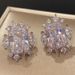 Cao Shi, Ou Han, Geometry, Star Female Personality, Design Sense, Zircon Earrings, Fashionable, Popular, And Minority_ipsvogv.com