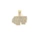 Hip Hop Alloy Letter Count 4PF Pendant Full Diamond Cuban Chain Trendy, Personalized, Fashionable, Exaggerated Men's_ipsvogv.com